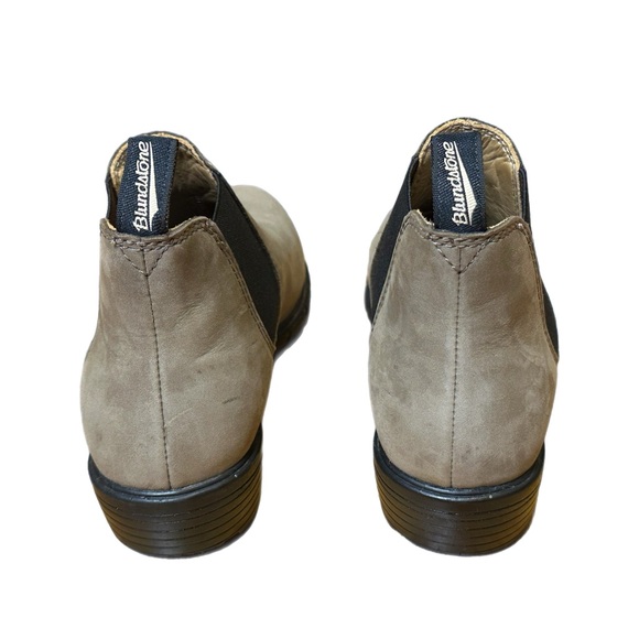 Blundstone BL 1974 Ankle Chelsea Stone Nubuck Suede Boots - Picture 5 of 10